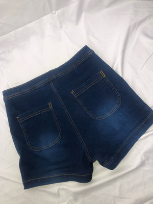 Open image in slideshow, Cuffed up | Denim booty shorts
